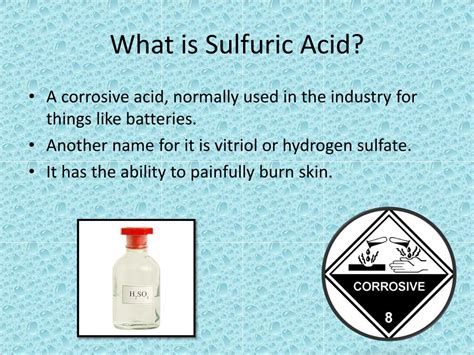 what is sulfuric acid used for